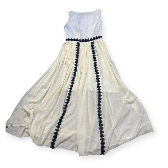 C. Luce Embroidered Rainbow Maxi Dress SIZE SMALL - Picture 2 of 7